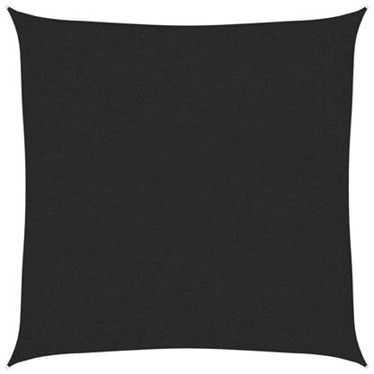 Vela Parasole 160 g/mÂ² Nera 3,6x3,6 m in HDPE