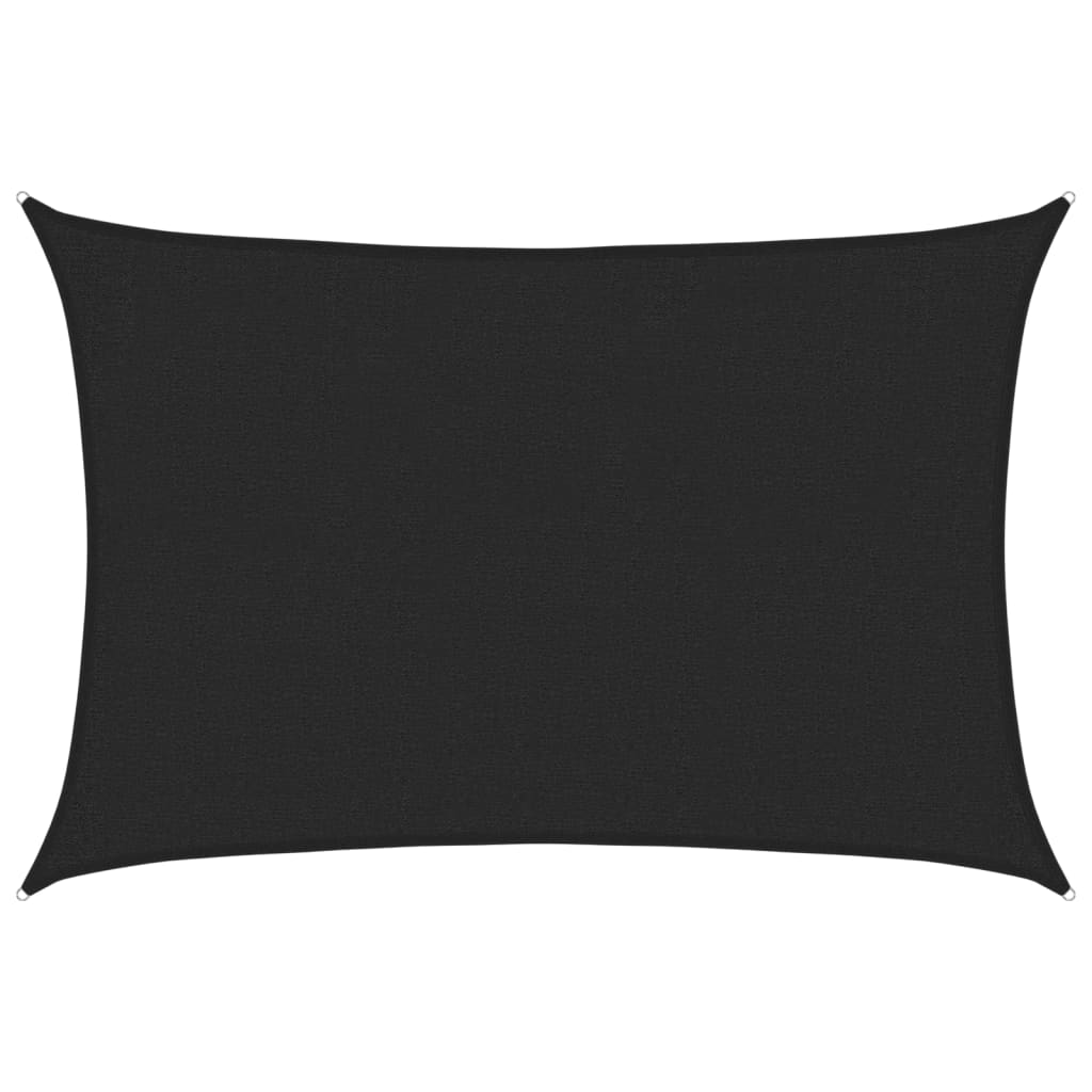 Vela Parasole 160 g/mÂ² Nera 2x2,5 m in HDPE