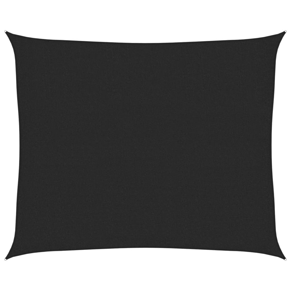 Vela Parasole 160 g/mÂ² Nera 2,5x3 m in HDPE