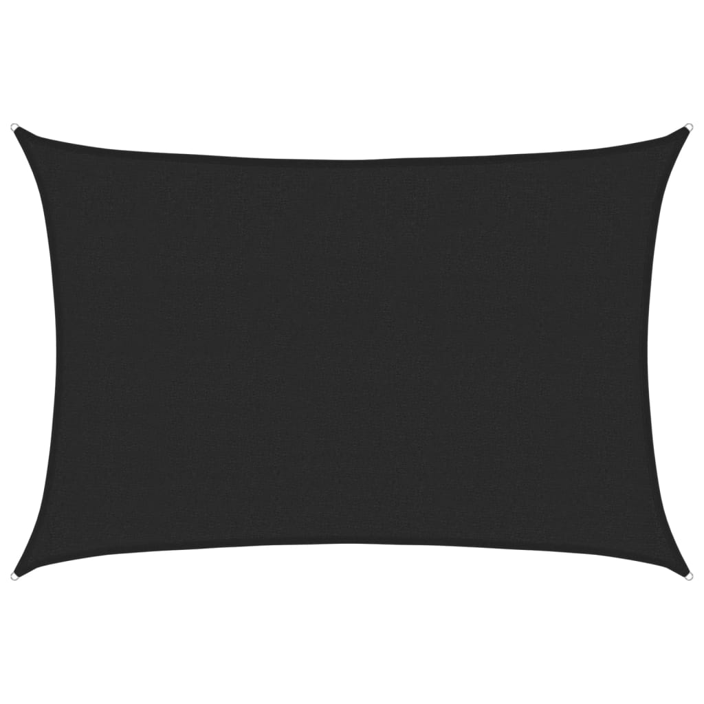 Vela Parasole 160 g/mÂ² Nera 2,5x3,5 m in HDPE