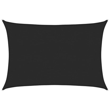 Vela Parasole 160 g/mÂ² Nera 3x4,5 m in HDPE