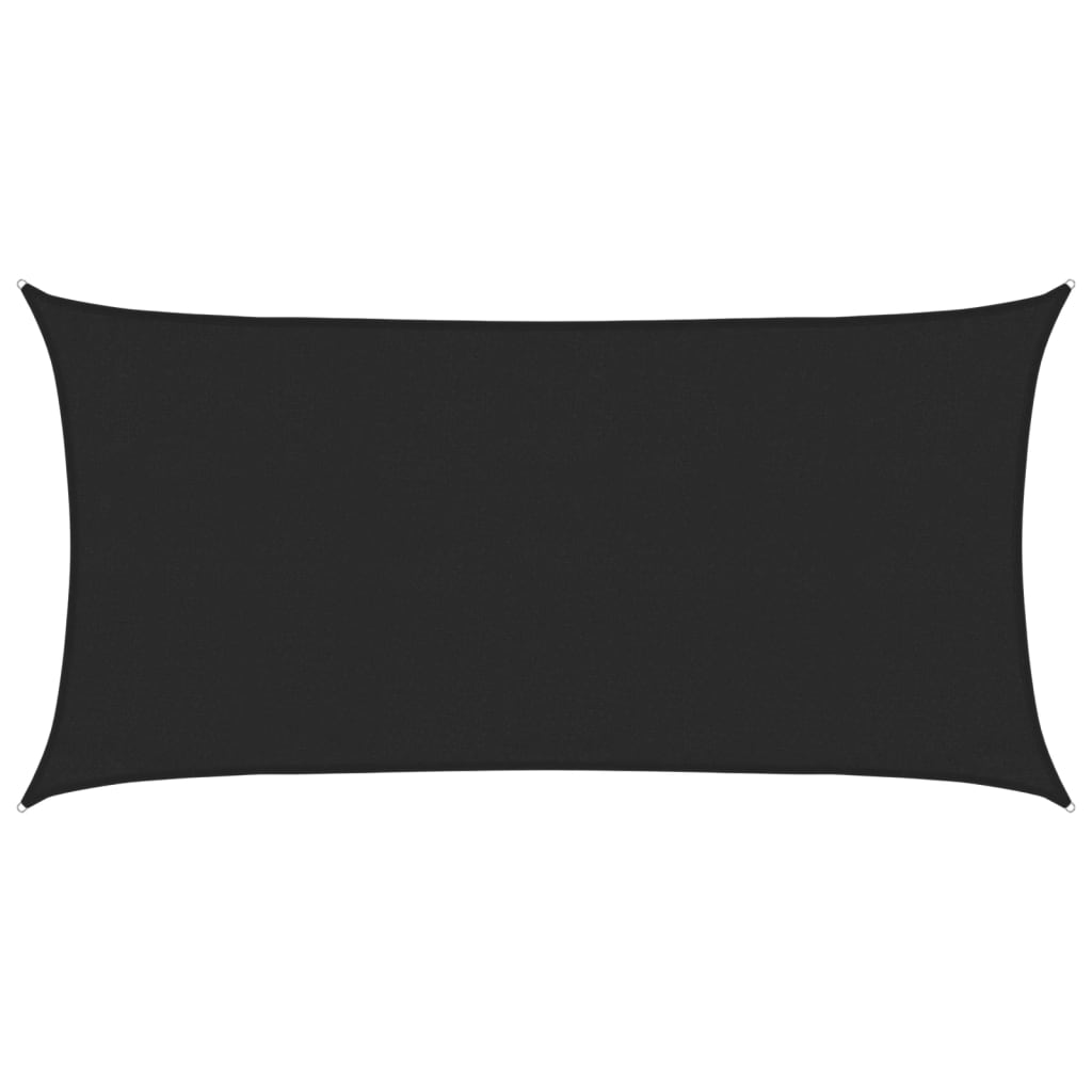 Vela Parasole 160 g/mÂ² Nera 3x6 m in HDPE