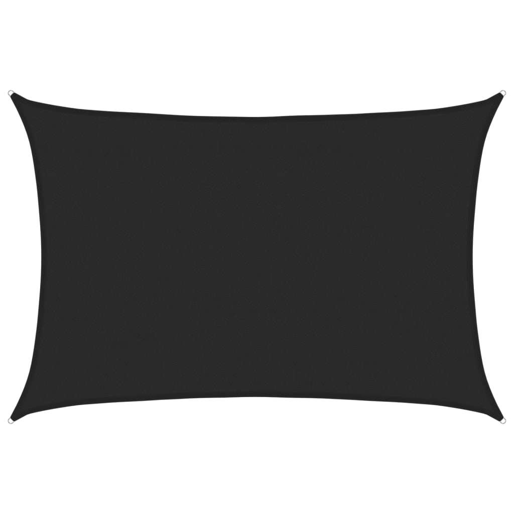 Vela Parasole 160 g/mÂ² Nera 4x5 m in HDPE