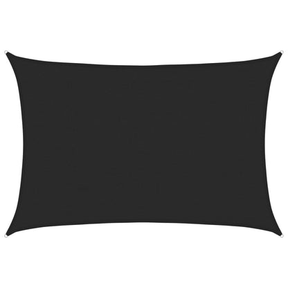 Vela Parasole 160 g/m² Nera 4x6 m in HDPE