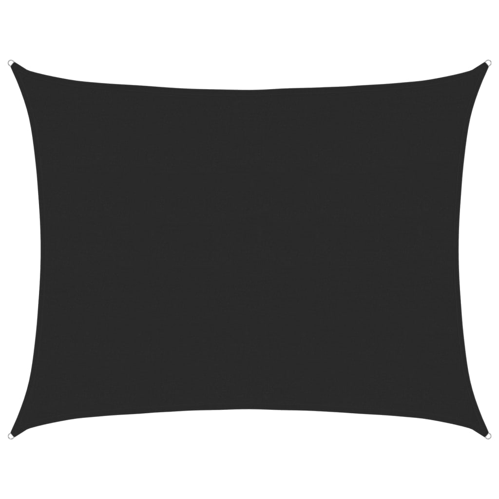 Vela Parasole 160 g/mÂ² Nera 6x7 m in HDPE