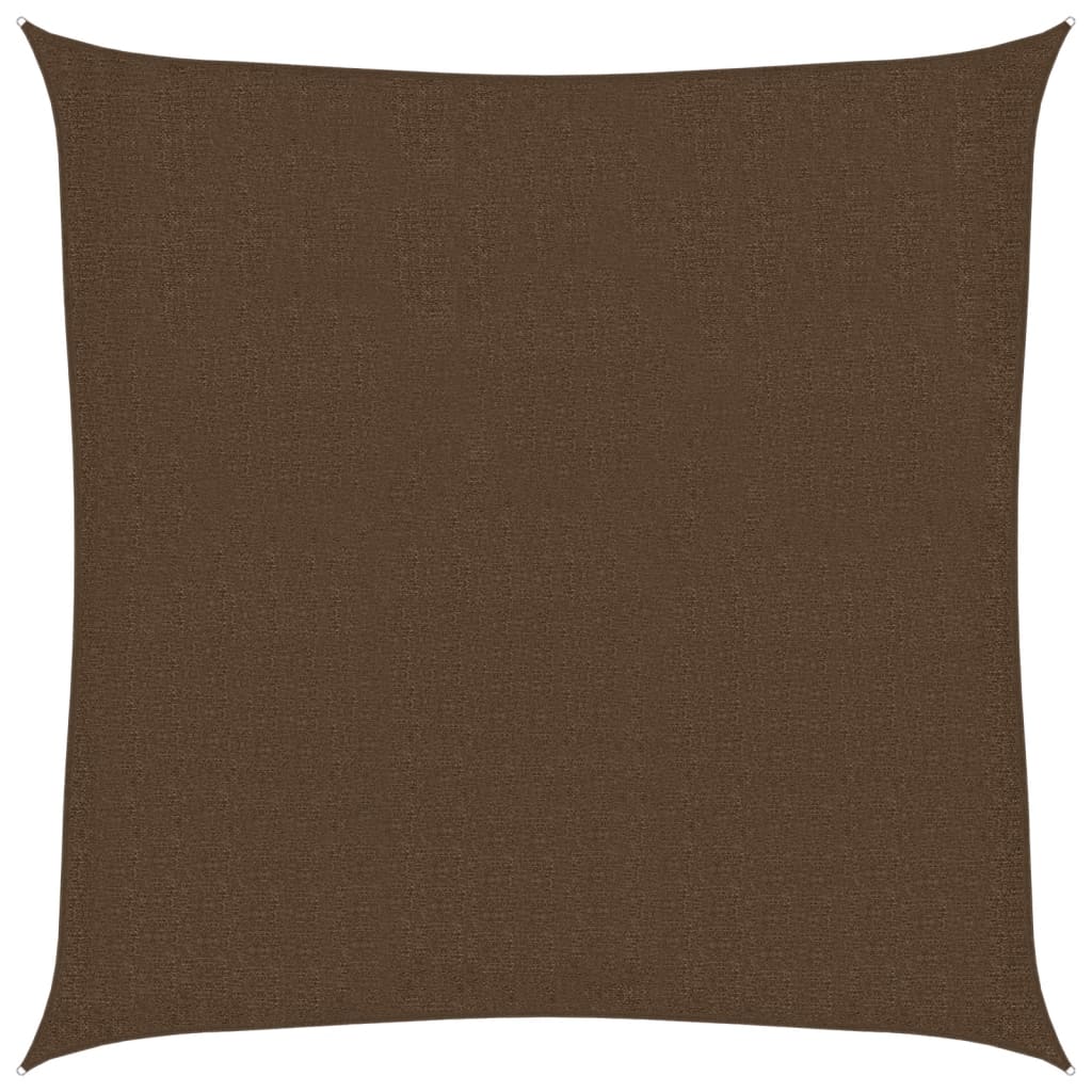 Vela Parasole 160 g/mÂ² Marrone 3x3 m in HDPE