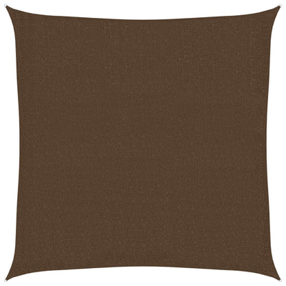 Vela Parasole 160 g/mÂ² Marrone 3,6x3,6 m in HDPE