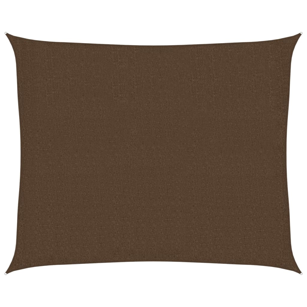 Vela Parasole 160 g/mÂ² Marrone 2,5x3 m in HDPE