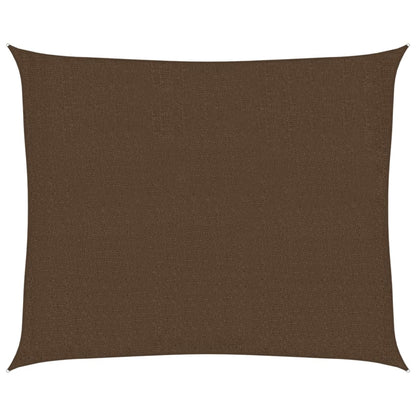 Vela Parasole 160 g/mÂ² Marrone 2,5x3 m in HDPE