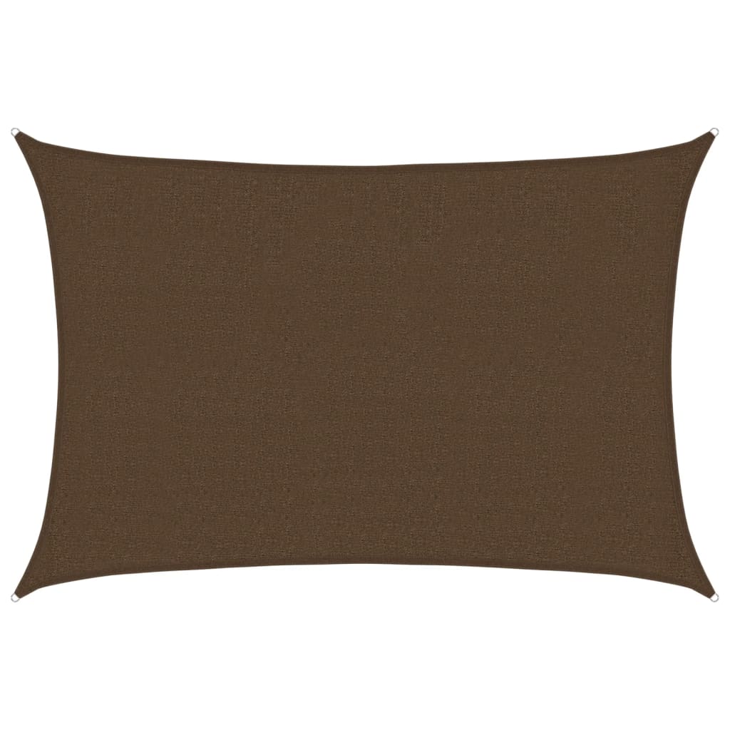 Vela Parasole 160 g/mÂ² Marrone 2,5x3,5 m in HDPE