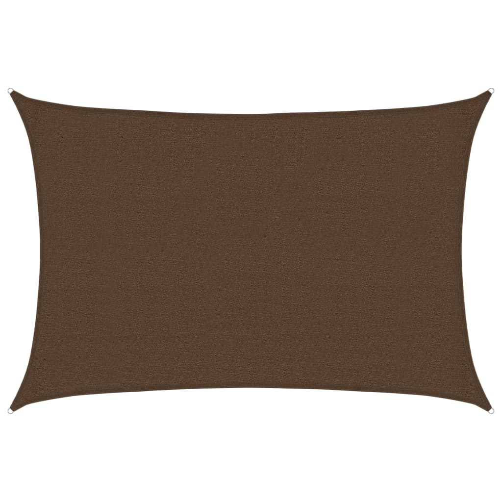 Vela Parasole 160 g/mÂ² Marrone 2,5x4 m in HDPE
