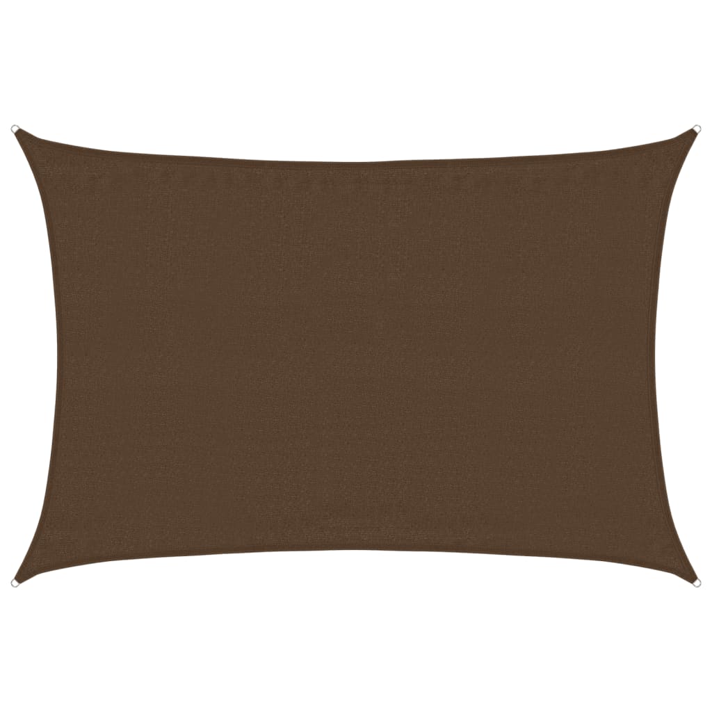 Vela Parasole 160 g/m² Marrone 3,5x5 m in HDPE
