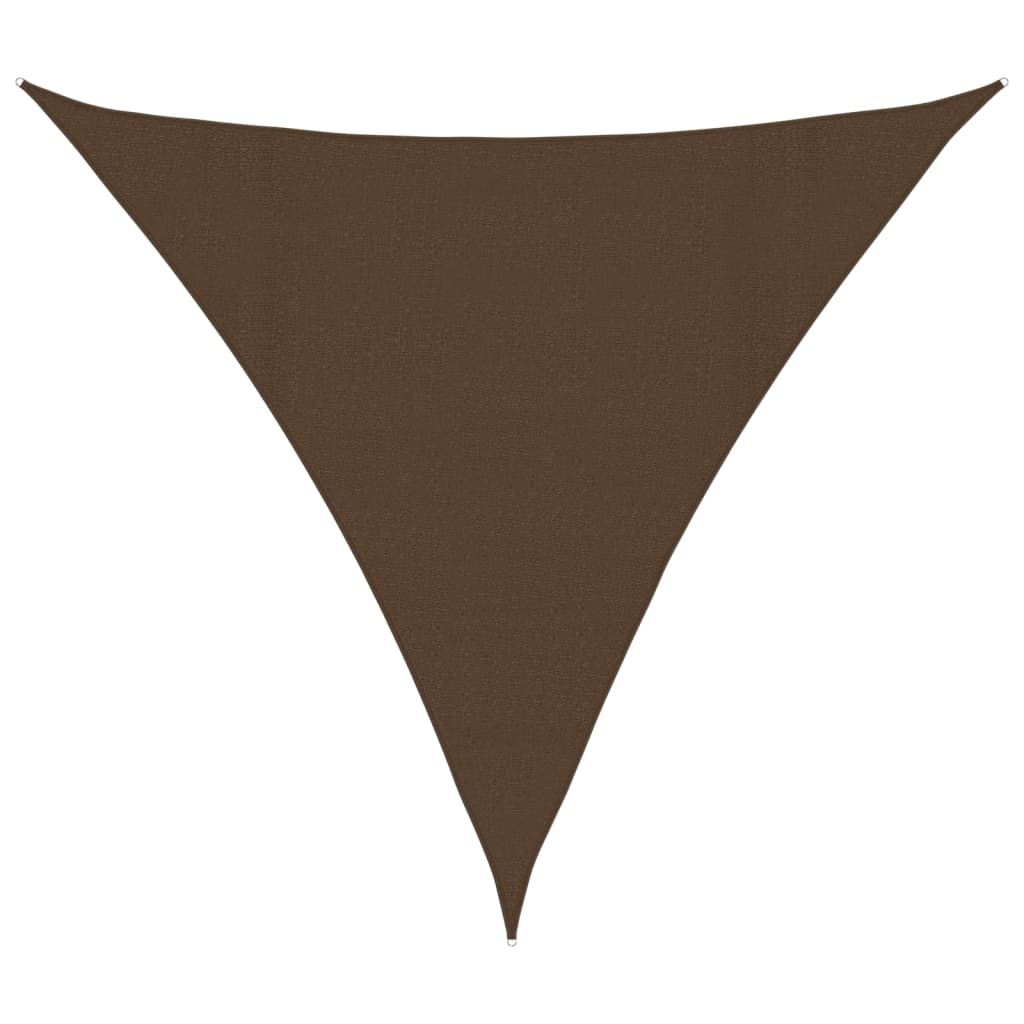 Vela Parasole 160 g/mÂ² Marrone 4,5x4,5x4,5 m in HDPE