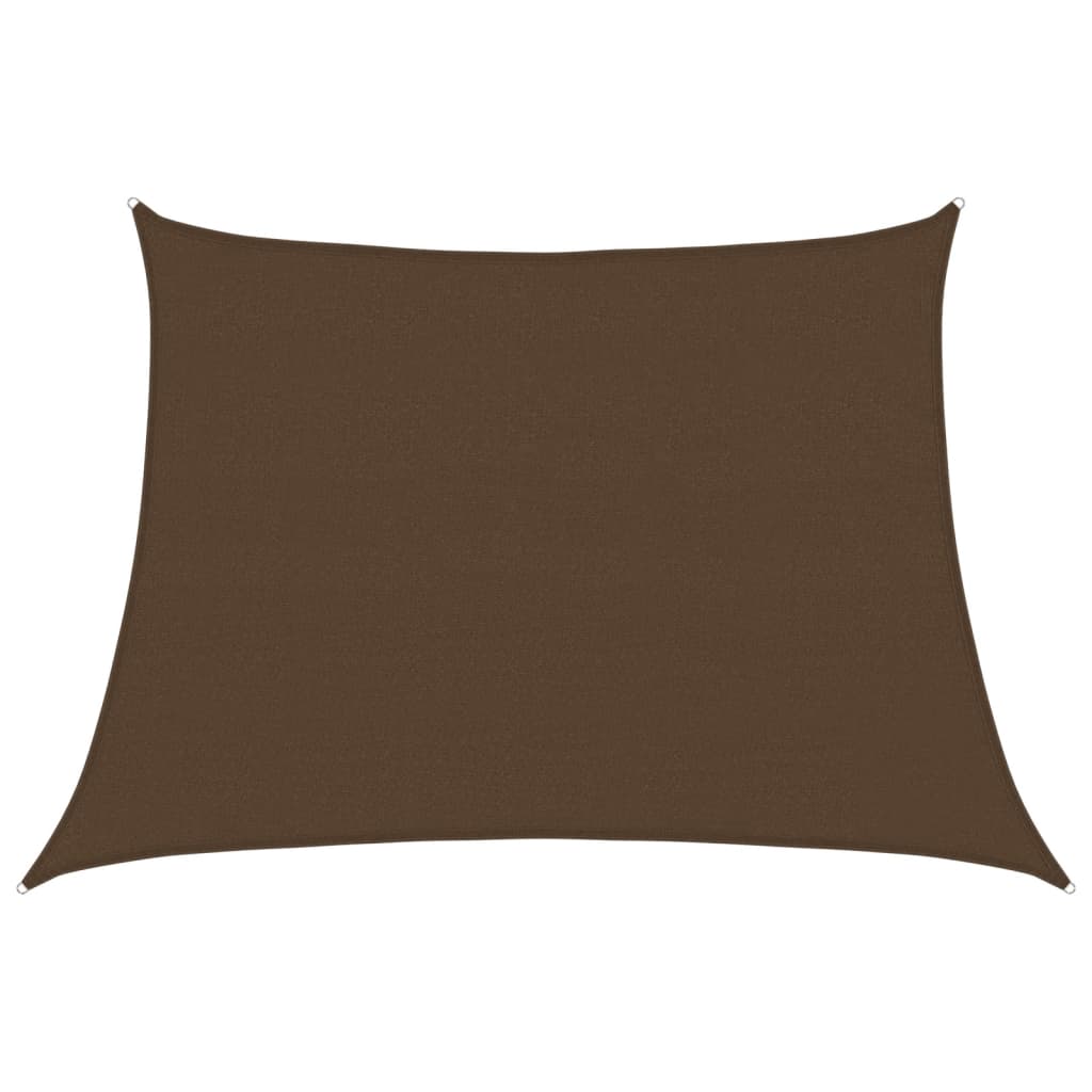 Vela Parasole 160 g/mÂ² Marrone 4/5x3 m in HDPE