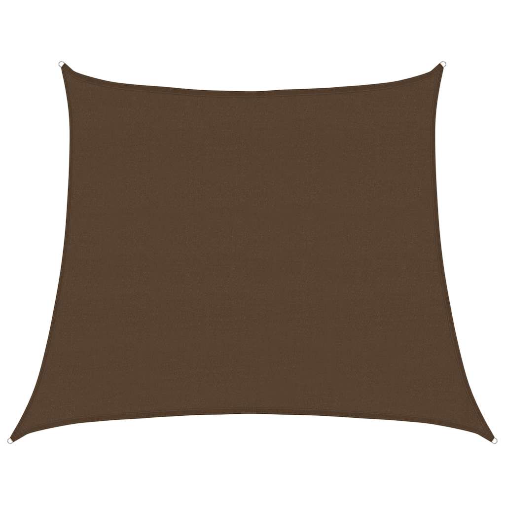 Vela Parasole 160 g/mÂ² Trapezio Marrone 4/5x4 m in HDPE