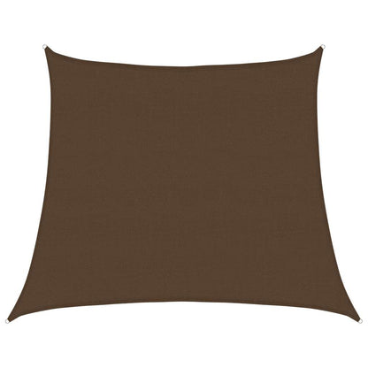 Vela Parasole 160 g/mÂ² Trapezio Marrone 4/5x4 m in HDPE