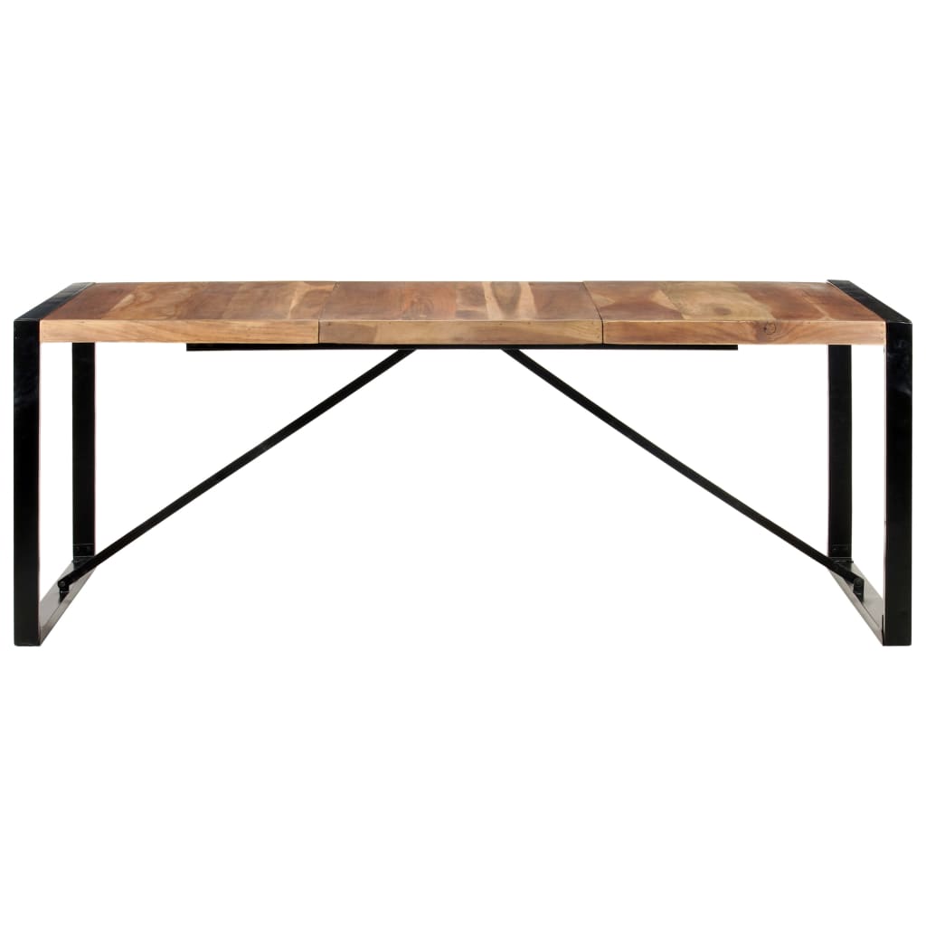 Tavolo da Pranzo 200x100x75 cm in Legno Massello