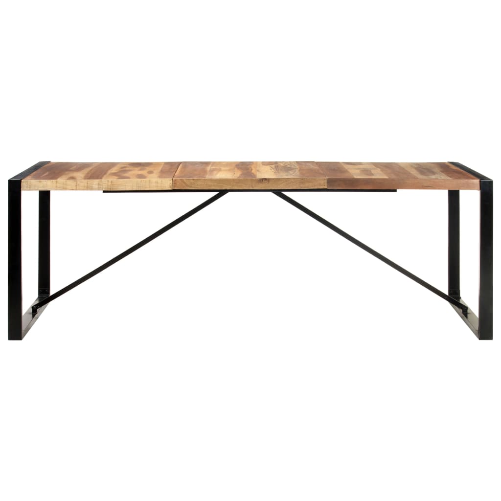 Tavolo da Pranzo 220x100x75 cm in Legno Massello