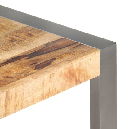 Tavolino da Salotto 110x60x40 cm in Legno di Mango Grezzo