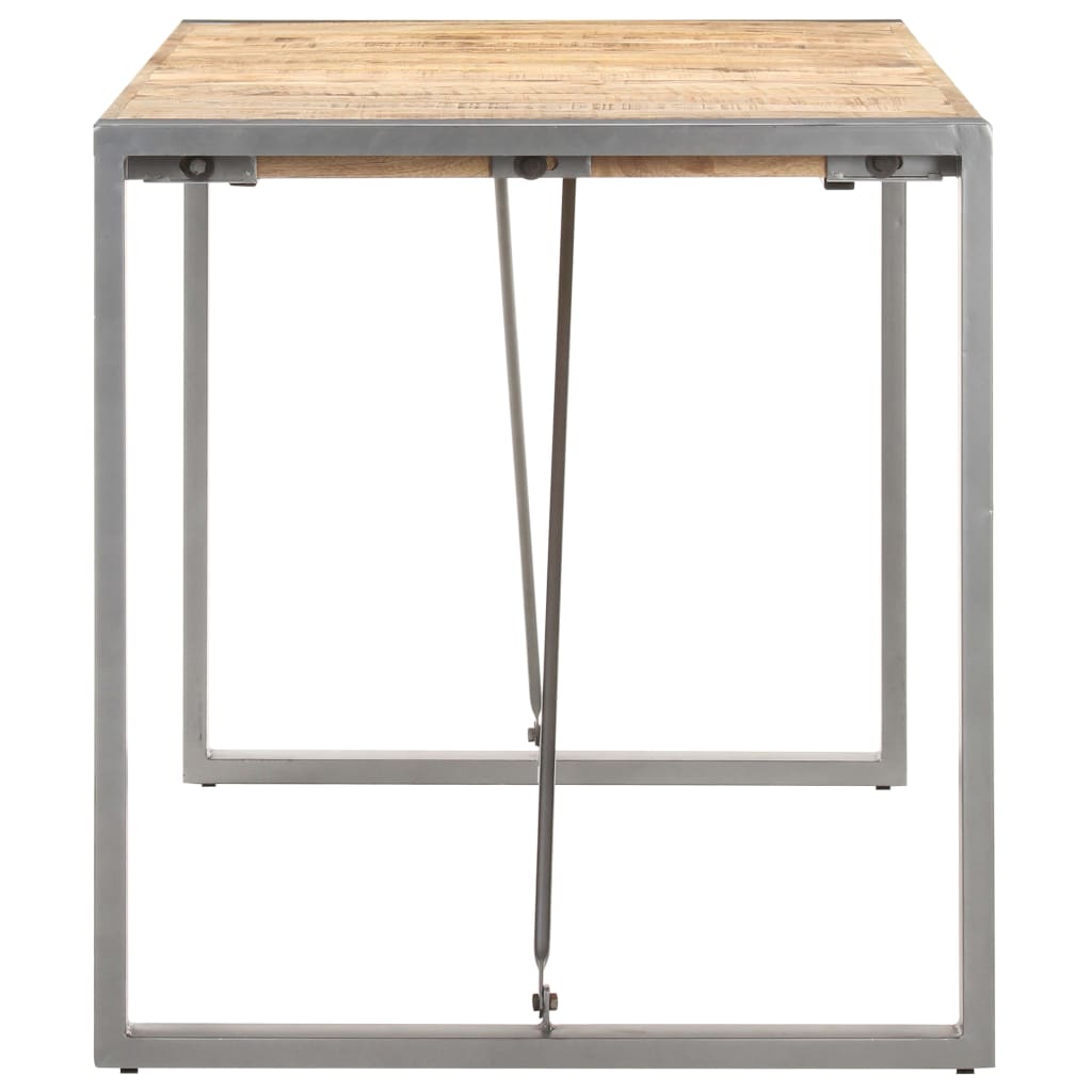 Tavolo da Pranzo 160x80x75 cm in Legno Massello di Mango