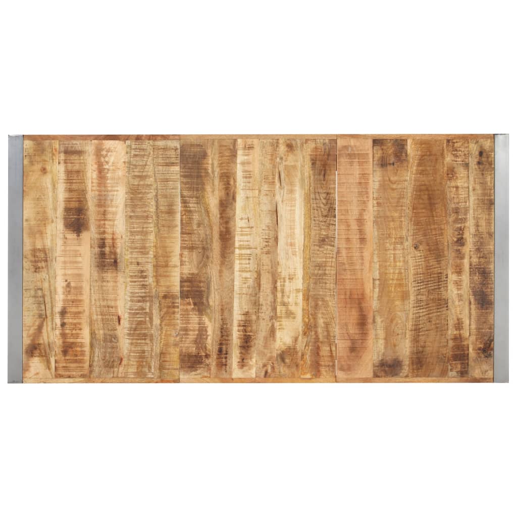 Tavolo da Pranzo 160x80x75 cm in Legno Massello di Mango