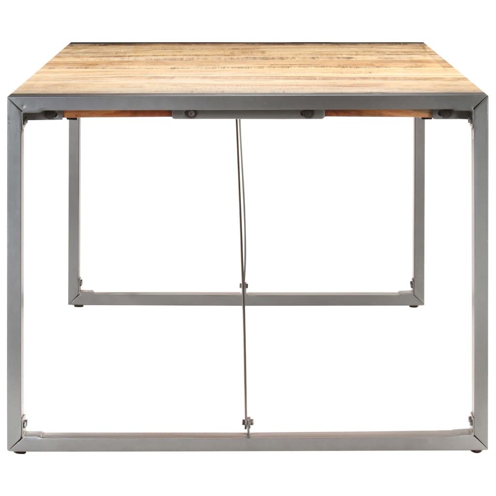 Tavolo da Pranzo 180x90x75 cm in Legno Massello di Mango Grezzo