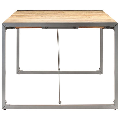 Tavolo da Pranzo 180x90x75 cm in Legno Massello di Mango Grezzo