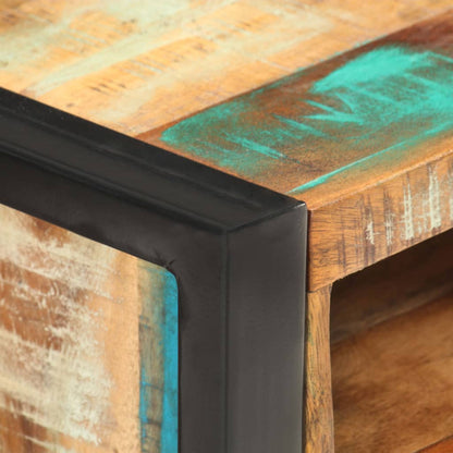 Comodino 40x35x55 cm in Legno Massello di Recupero