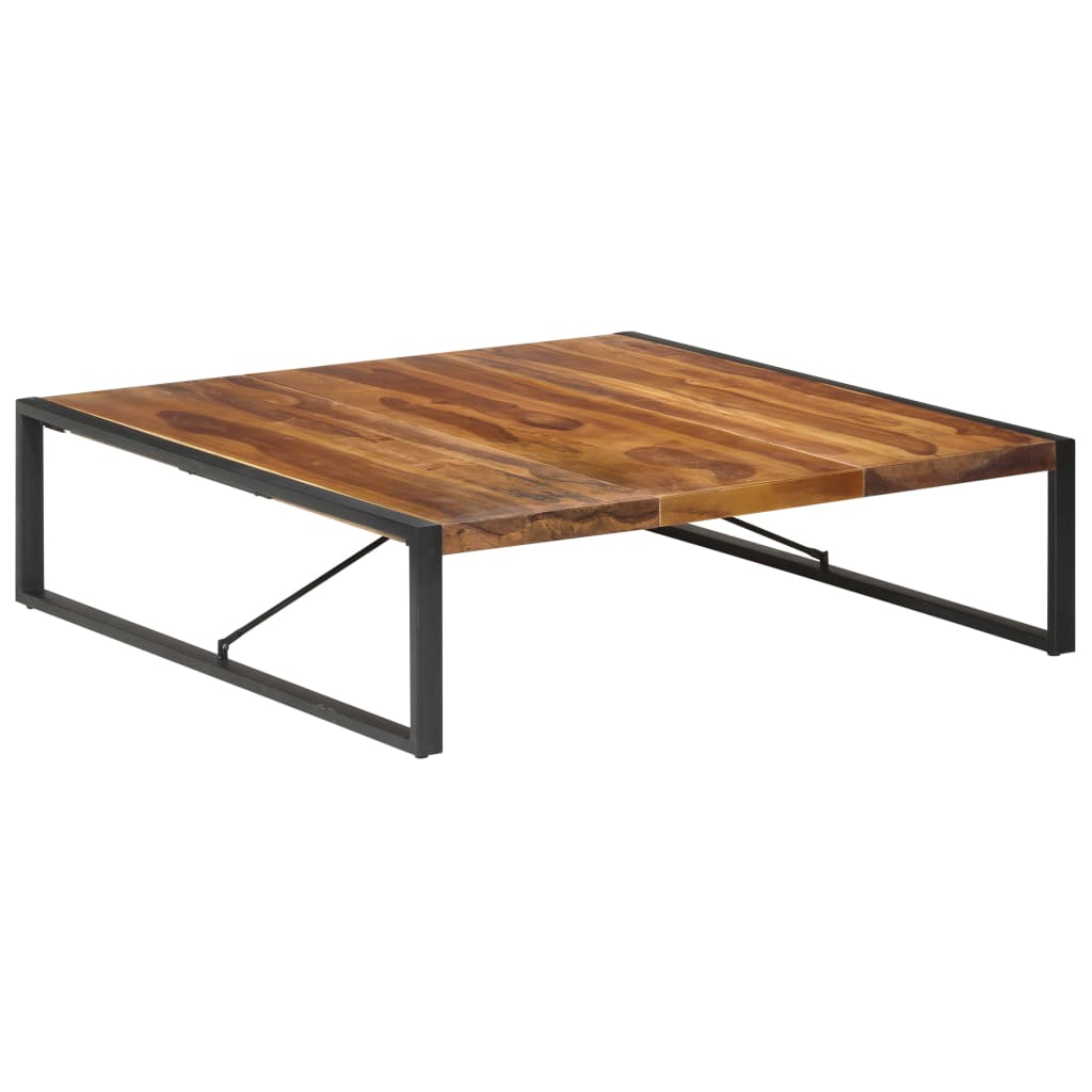 Tavolino da Salotto 140x140x40 cm in Legno Massello