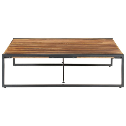 Tavolino da Salotto 140x140x40 cm in Legno Massello