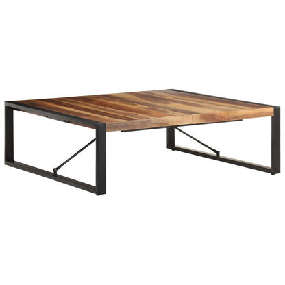 Tavolino da Salotto 120x120x40 cm in Legno Massello