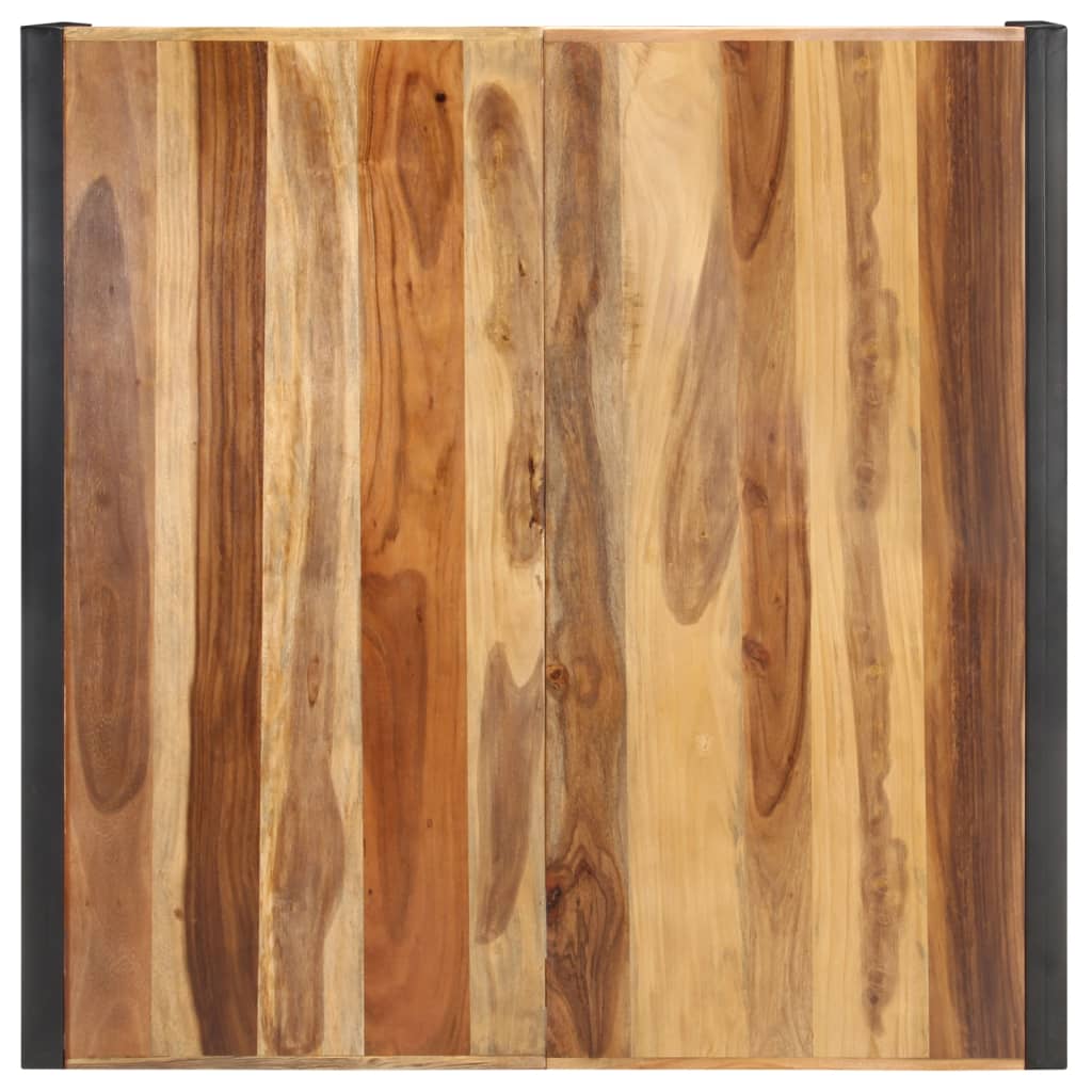 Tavolino da Salotto 120x120x40 cm in Legno Massello