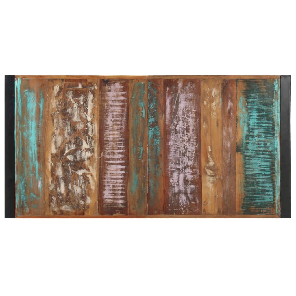 Tavolino da Salotto 140x70x40 cm in Legno Massello di Recupero