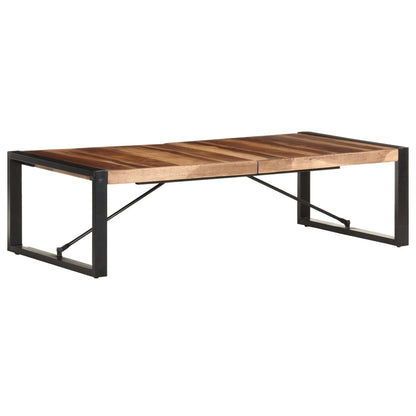 Tavolino da Salotto 140x70x40 cm in Legno Massello