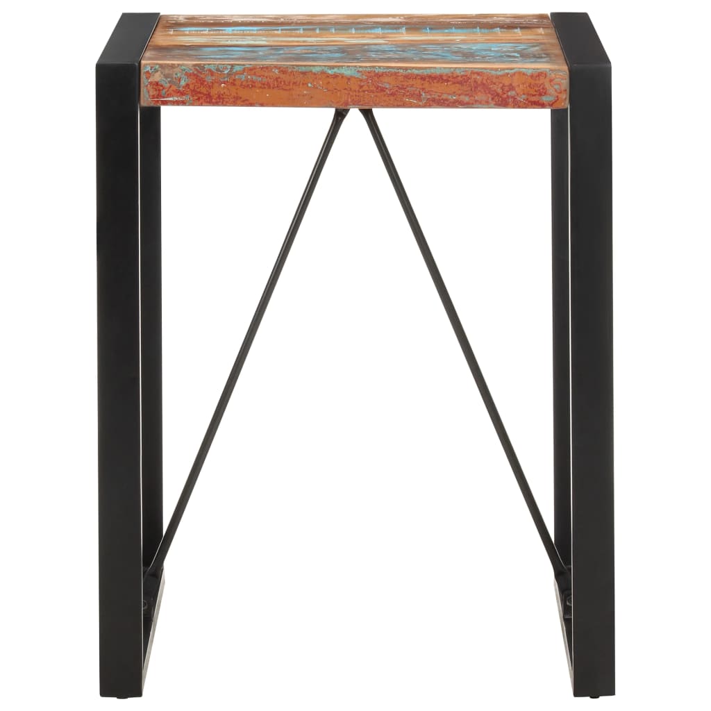 Tavolo da Pranzo 60x60x75 cm in Legno Massello di Recupero