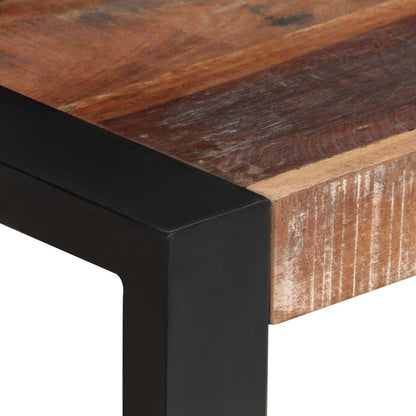 Tavolo da Pranzo 60x60x75 cm in Legno Massello di Recupero