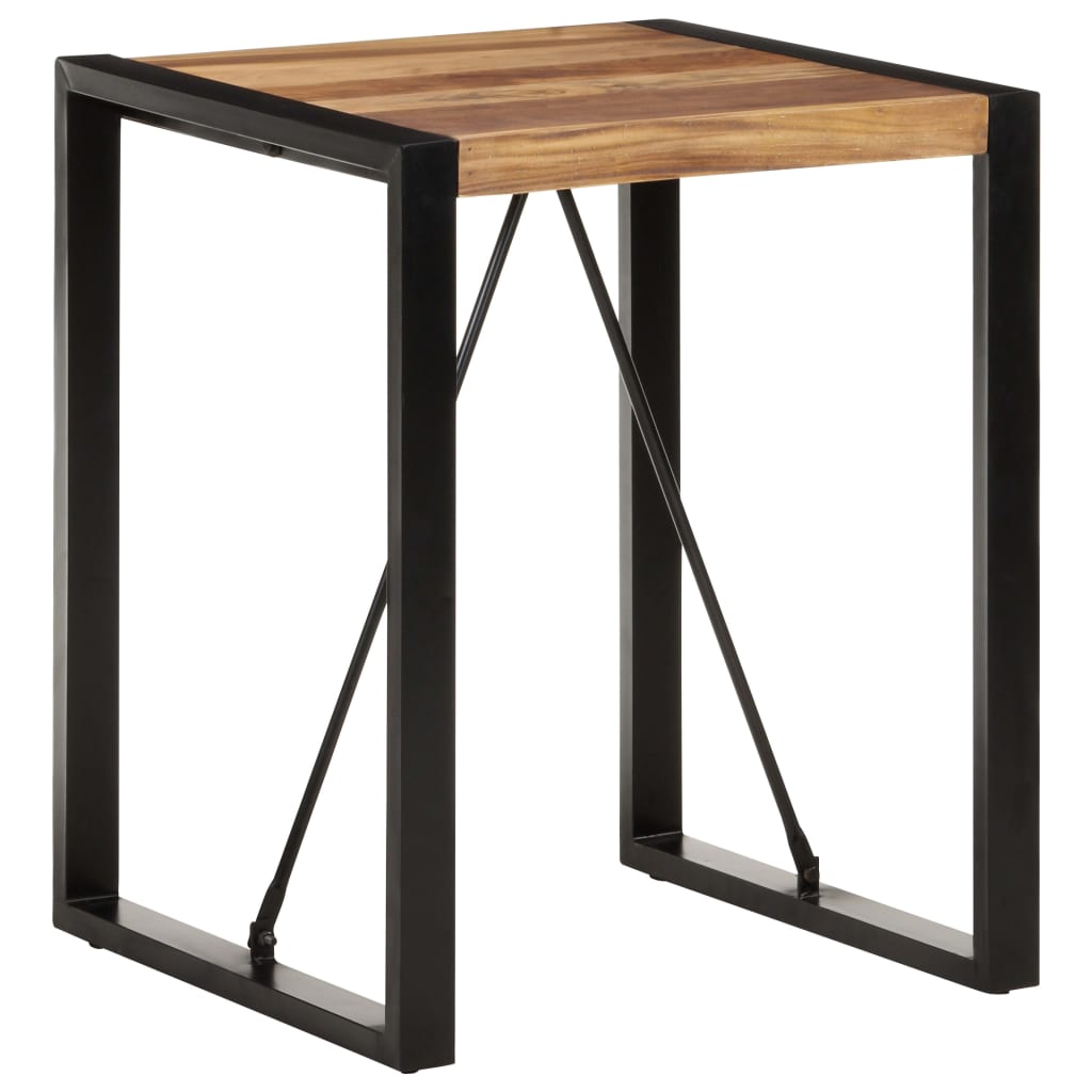 Tavolo da Pranzo 60x60x75 cm in Legno Massello di Acacia