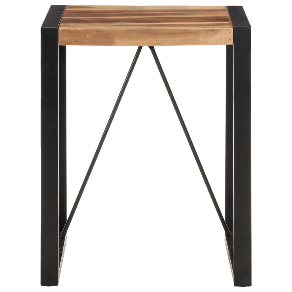 Tavolo da Pranzo 60x60x75 cm in Legno Massello di Acacia