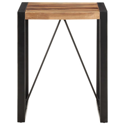 Tavolo da Pranzo 60x60x75 cm in Legno Massello di Acacia