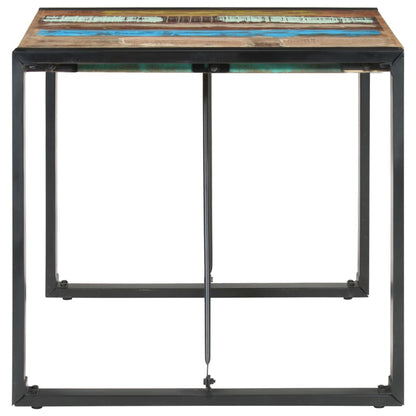 Tavolo da Pranzo 80x80x75 cm in Legno Massello di Recupero