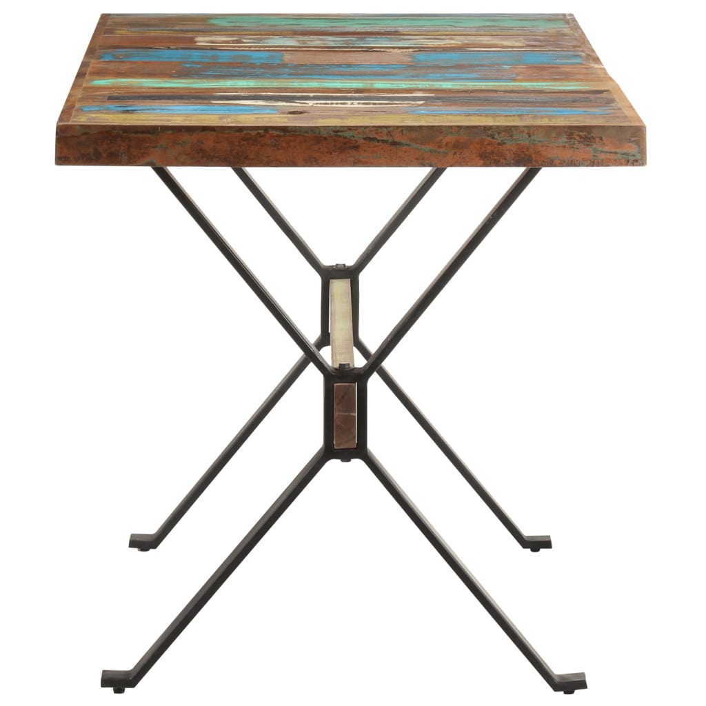 Tavolo da Pranzo 140x70x76 cm in Legno Massello di Recupero