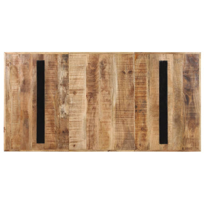 Tavolo da Pranzo 180x90x76 cm in Legno Massello di Mango Grezzo