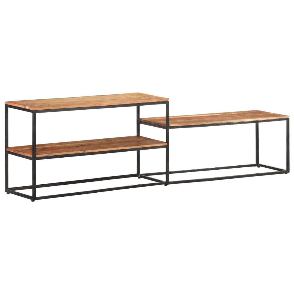 Mobile Porta TV 180x30x50 cm in Legno Massello di Acacia