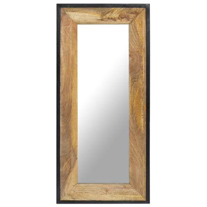 Specchio 110x50 cm in Legno Massello di Mango