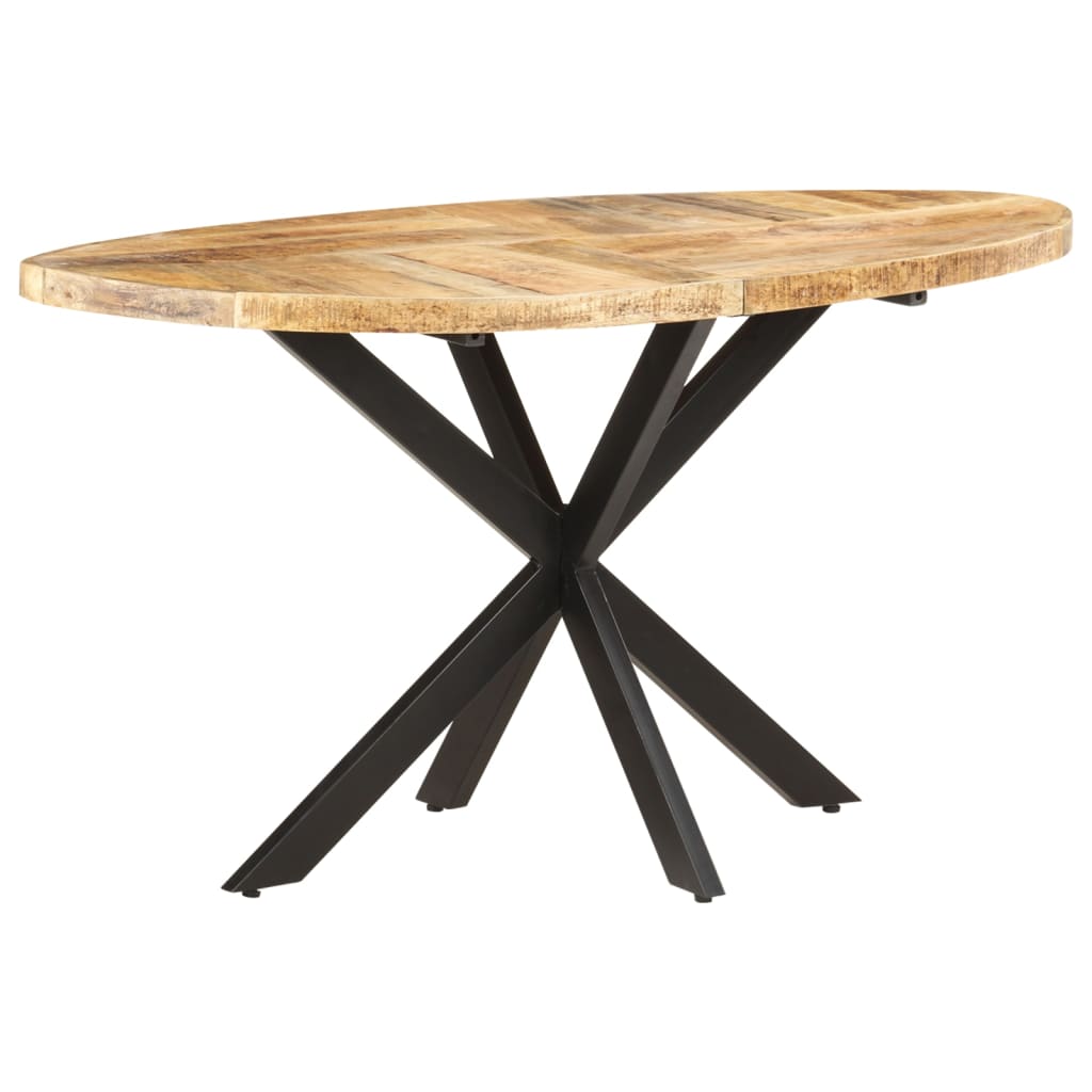 Tavolo da Pranzo 140x80x75 cm in Legno Massello di Mango