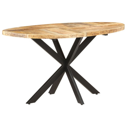 Tavolo da Pranzo 140x80x75 cm in Legno Massello di Mango