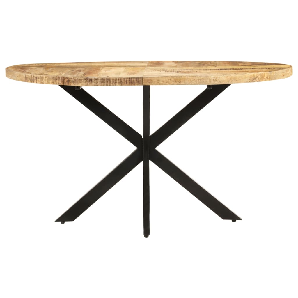 Tavolo da Pranzo 140x80x75 cm in Legno Massello di Mango
