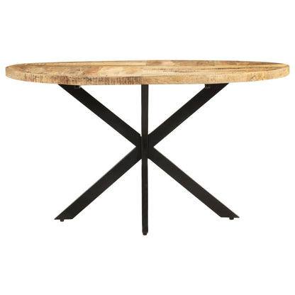 Tavolo da Pranzo 140x80x75 cm in Legno Massello di Mango