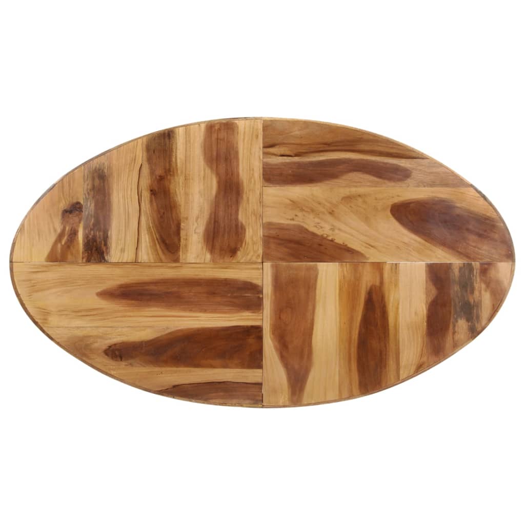 Tavolo da Pranzo 140x80x75 cm in Legno Massello di Acacia