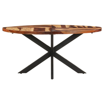Tavolo da Pranzo 160x90x75 cm in Legno Massello di Acacia